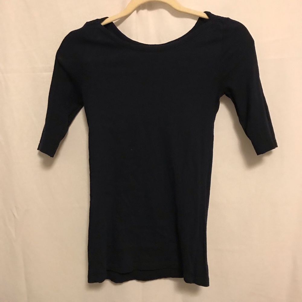 Jcrew boat neck 3/4 sleeve cotton shirts